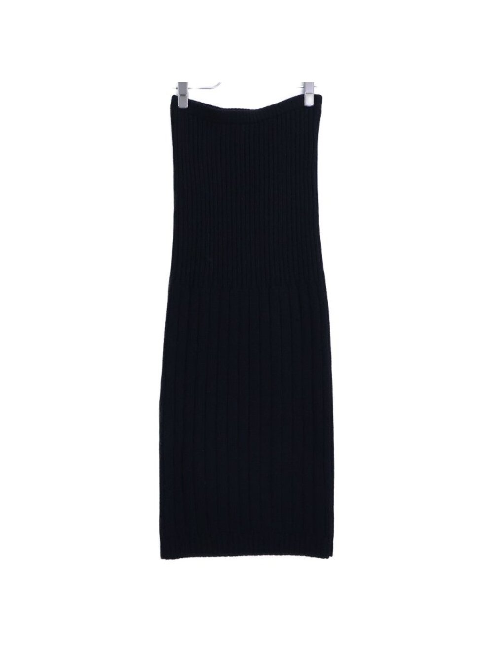 Chanel Wool Rib Knit Long 38 Sweater